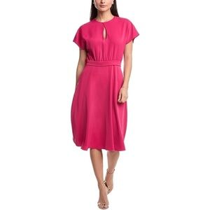 NWT Black Halo Lovewick Dolman-Sleeve Cocktail Dress